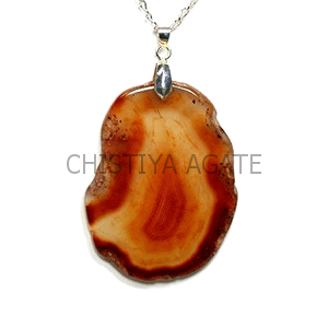 Agate Slice Pendent