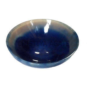 Blue Agate Bowl