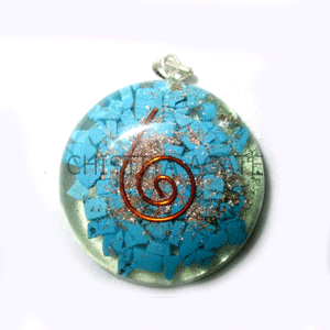 Blue Orgone Pendent