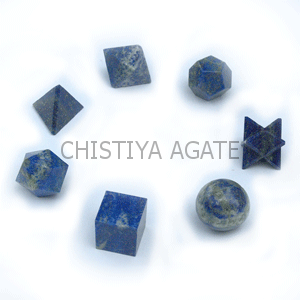 Lapis Lasuli Geometric Set