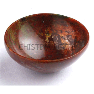 Red Jasper Agate Bowl