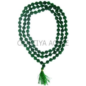 Green Agate Mala