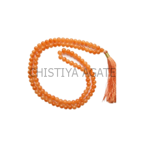 Orange Agate Mala