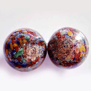 Multi Stone Orgone Ball