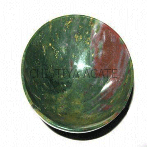 Clear Moss Agate Bowl