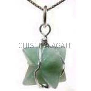 Merkaba Agate Pendent