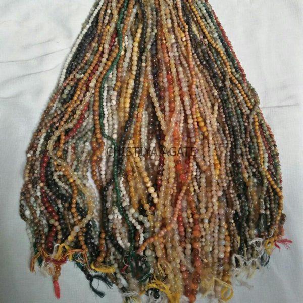 Chips Agate Mala