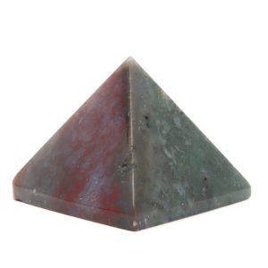 Red Moss Agate Pyramid