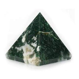 Moss Agate Pyramid